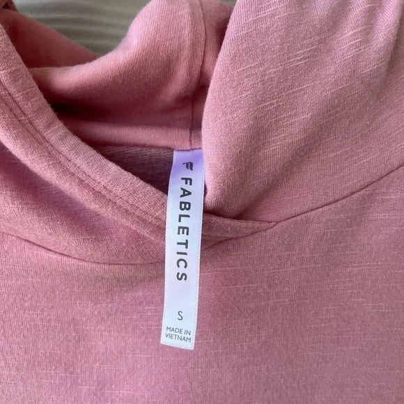 Fabletics  Pink Bo Hoodie size small - Picture 5 of 5